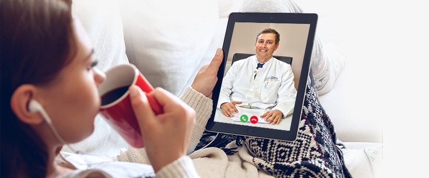 Videoberatung – Online zum Arzt gehen